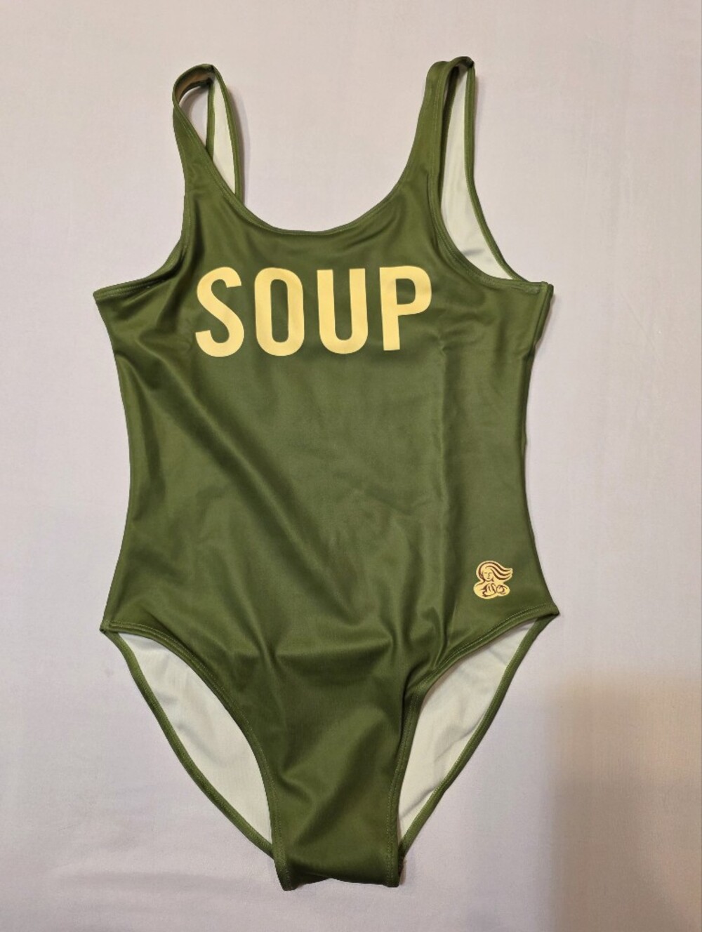 Panera Soup One Piece Swim Suit Size Medium NWT